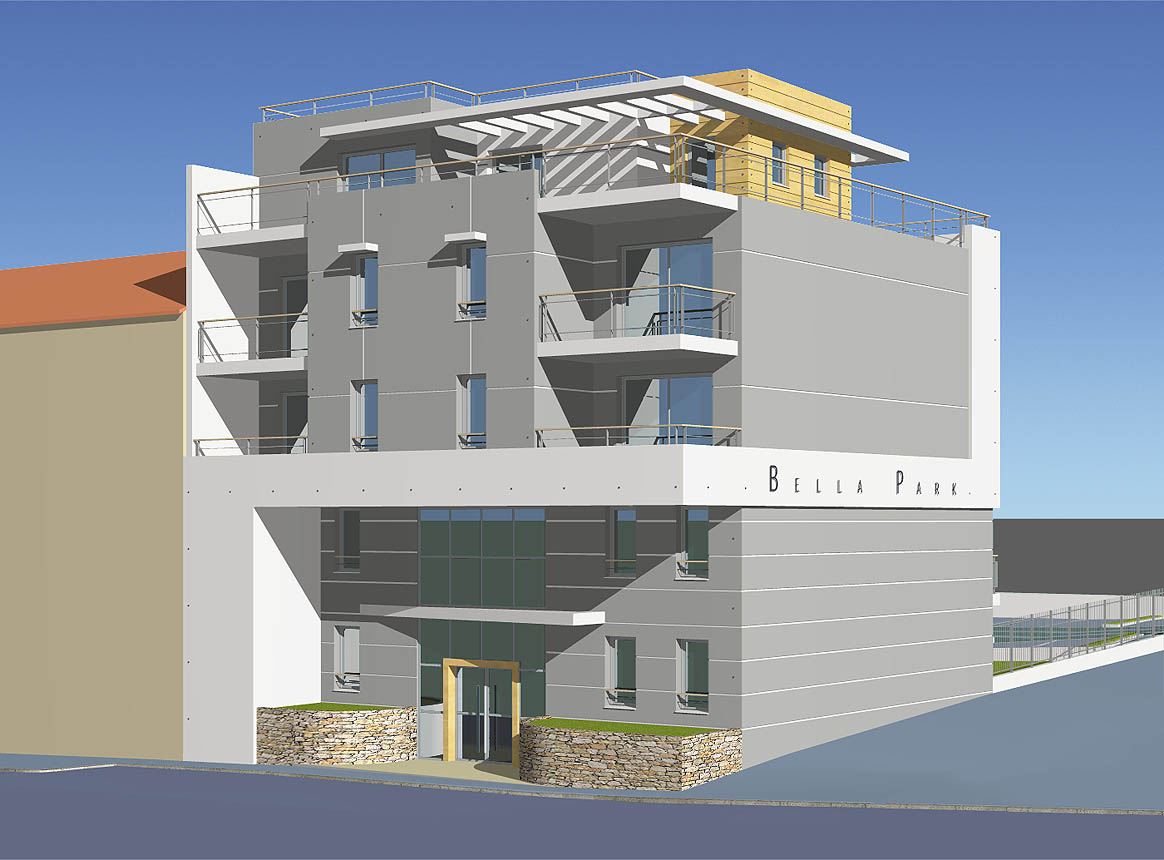 image 2D-3D - architecture - projet BELLA PARK