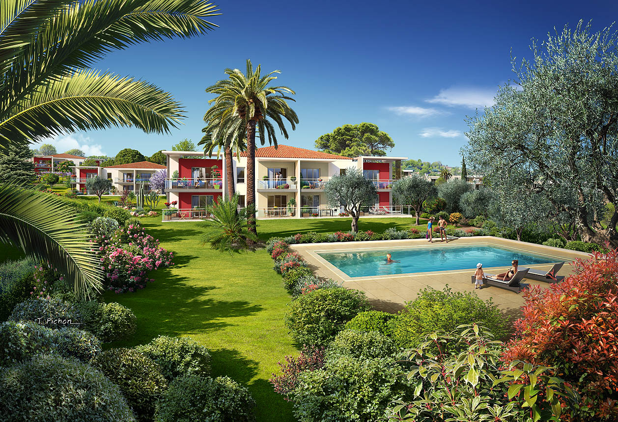 perspective - immobilier - programme 06 CAGNES-SUR-MER