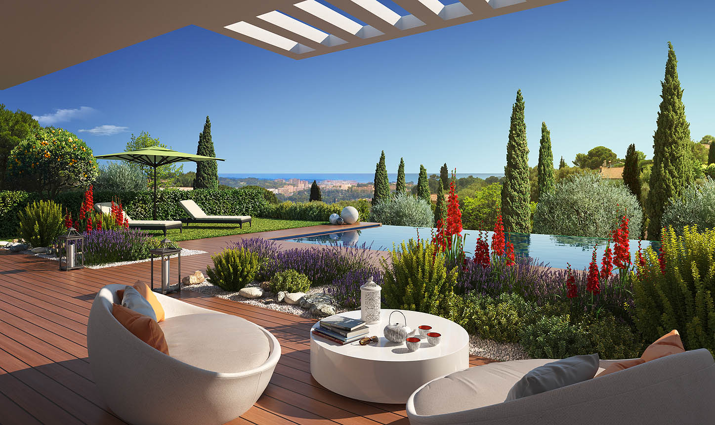 perspective - immobilier - programme 06 MOUGINS