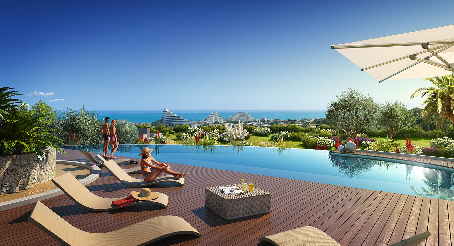 perspective - immobilier - programme VISTA MARE