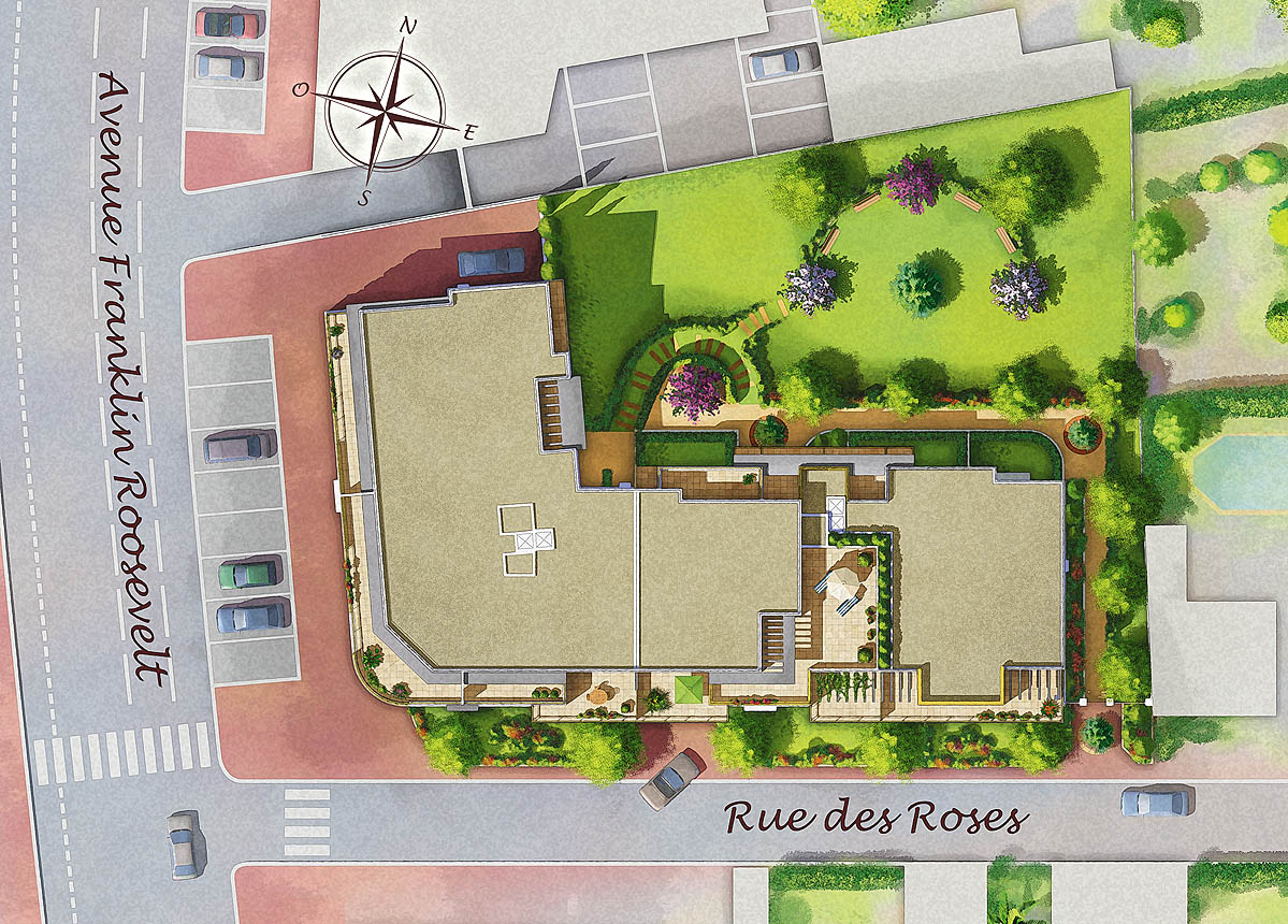 plan de masse - immobilier - programme VILLA TAMAYA
