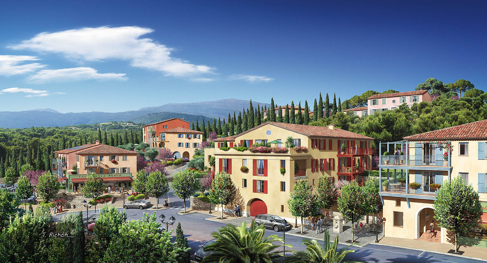 perspective - immobilier - programme PIERRES DE PROVENCE