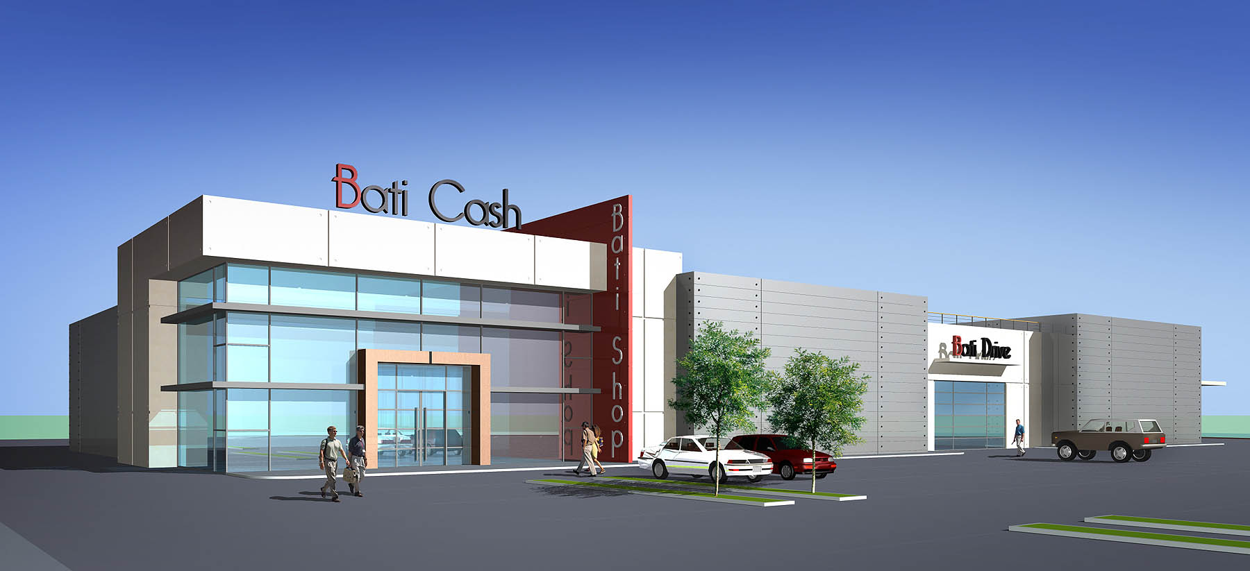 image 2D-3D - architecture - projet BATI CASH