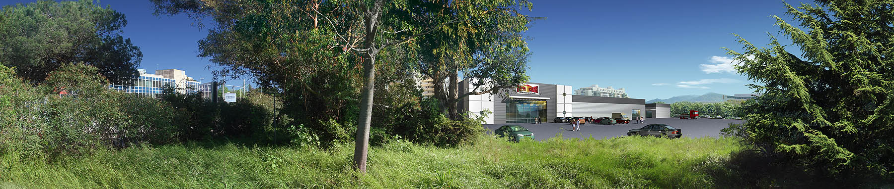 insertion dans site - architecture - projet BATI CASH