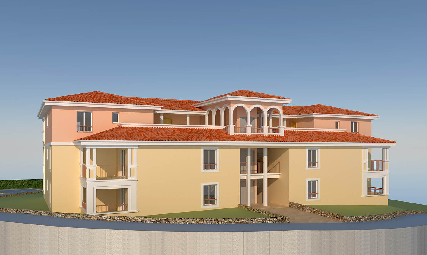 image 2D-3D - architecture - projet 06 CANNES LA BOCCA