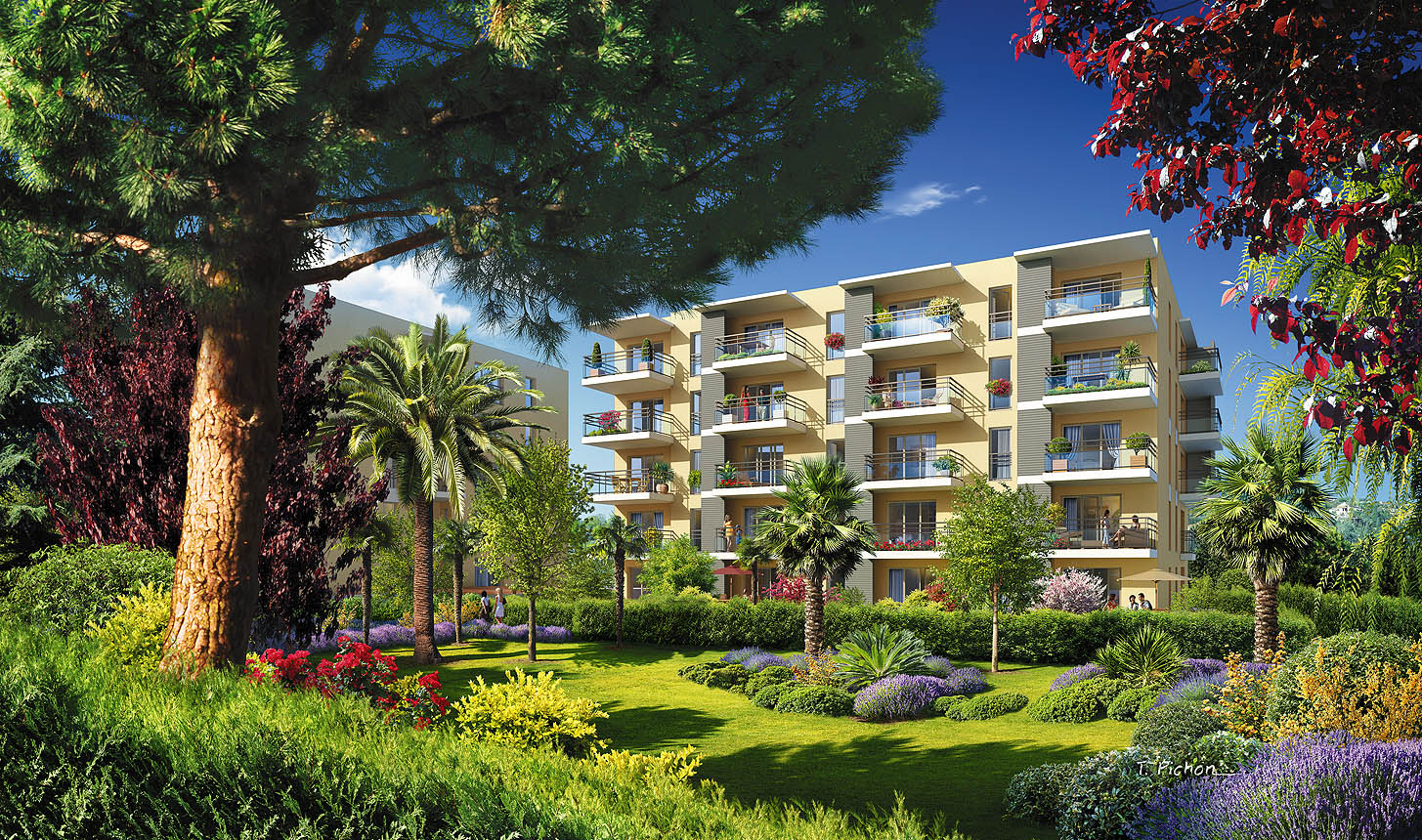 perspective - immobilier - programme VAL DES ANGES