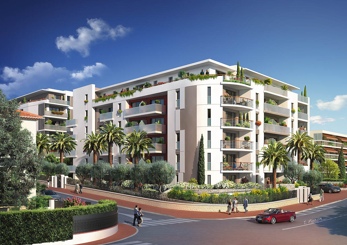 perspective - immobilier - programme PATIO VERDE 2