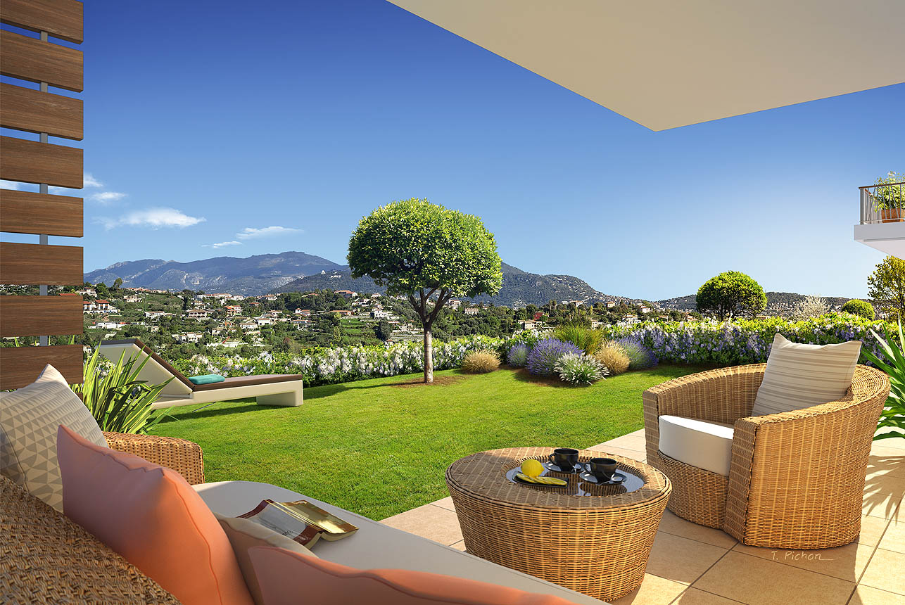 perspective - immobilier - programme VILLAS TURQUOISE