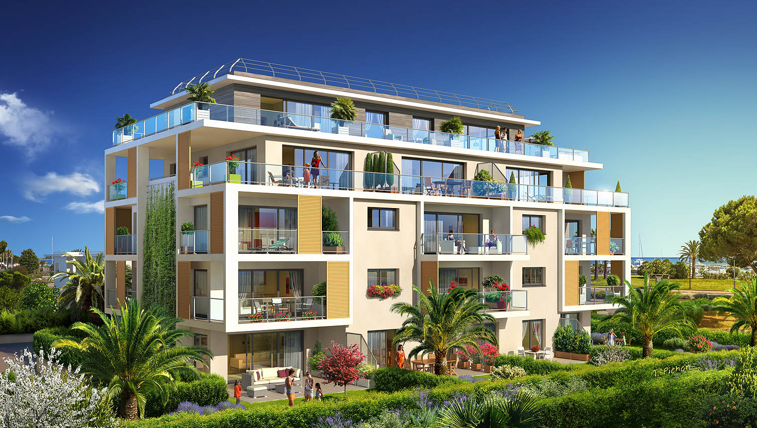 perspective - immobilier - programme PLAISANCE