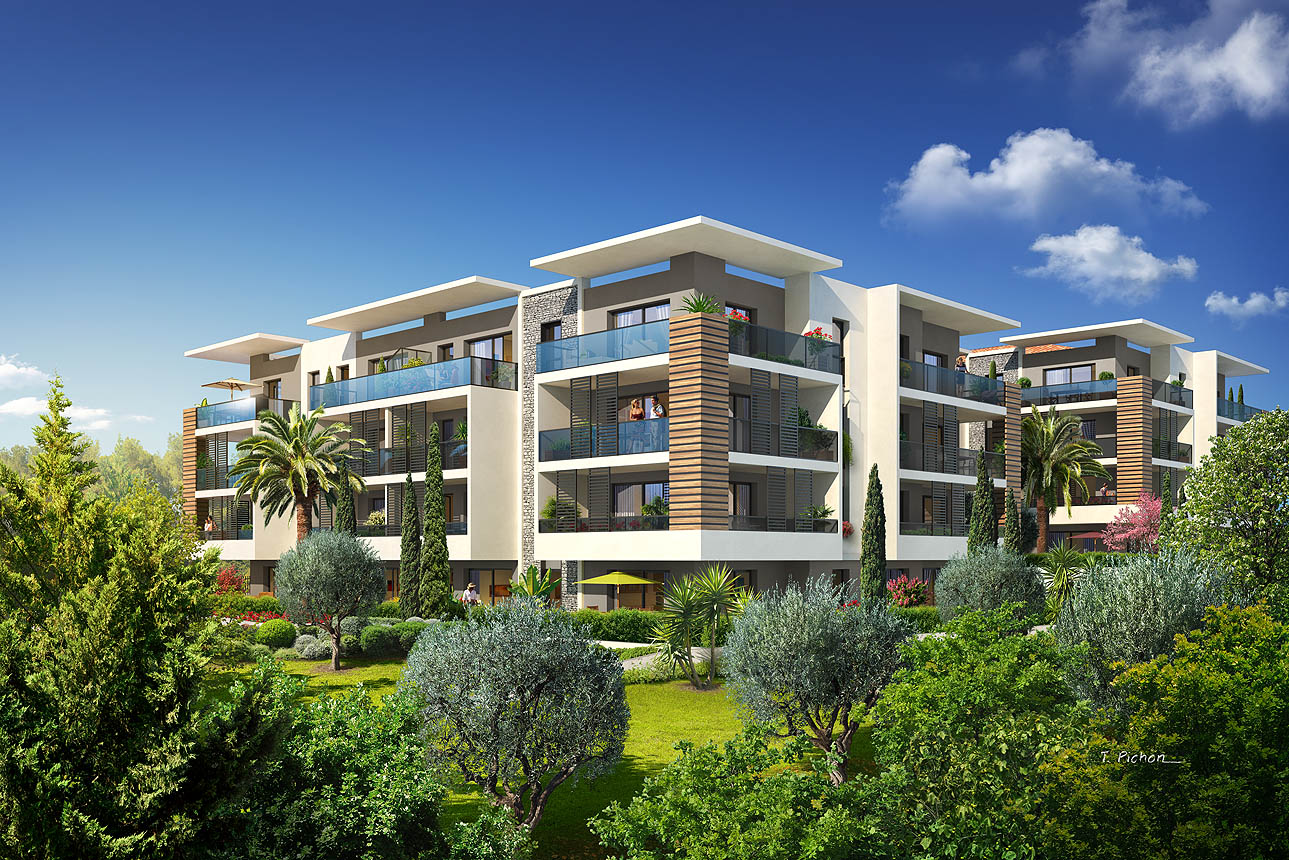 perspective - immobilier - programme PALM HORIZON
