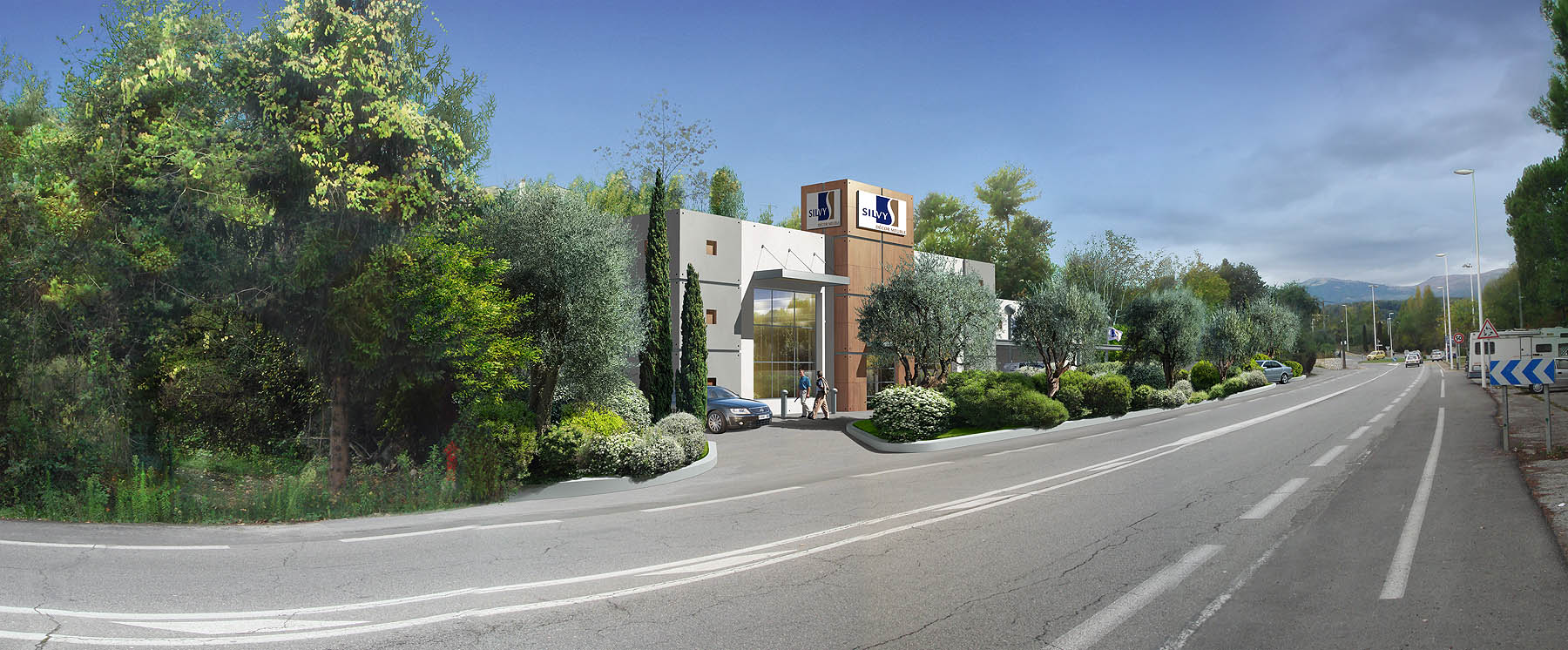 insertion dans site - architecture - projet BALITRAND