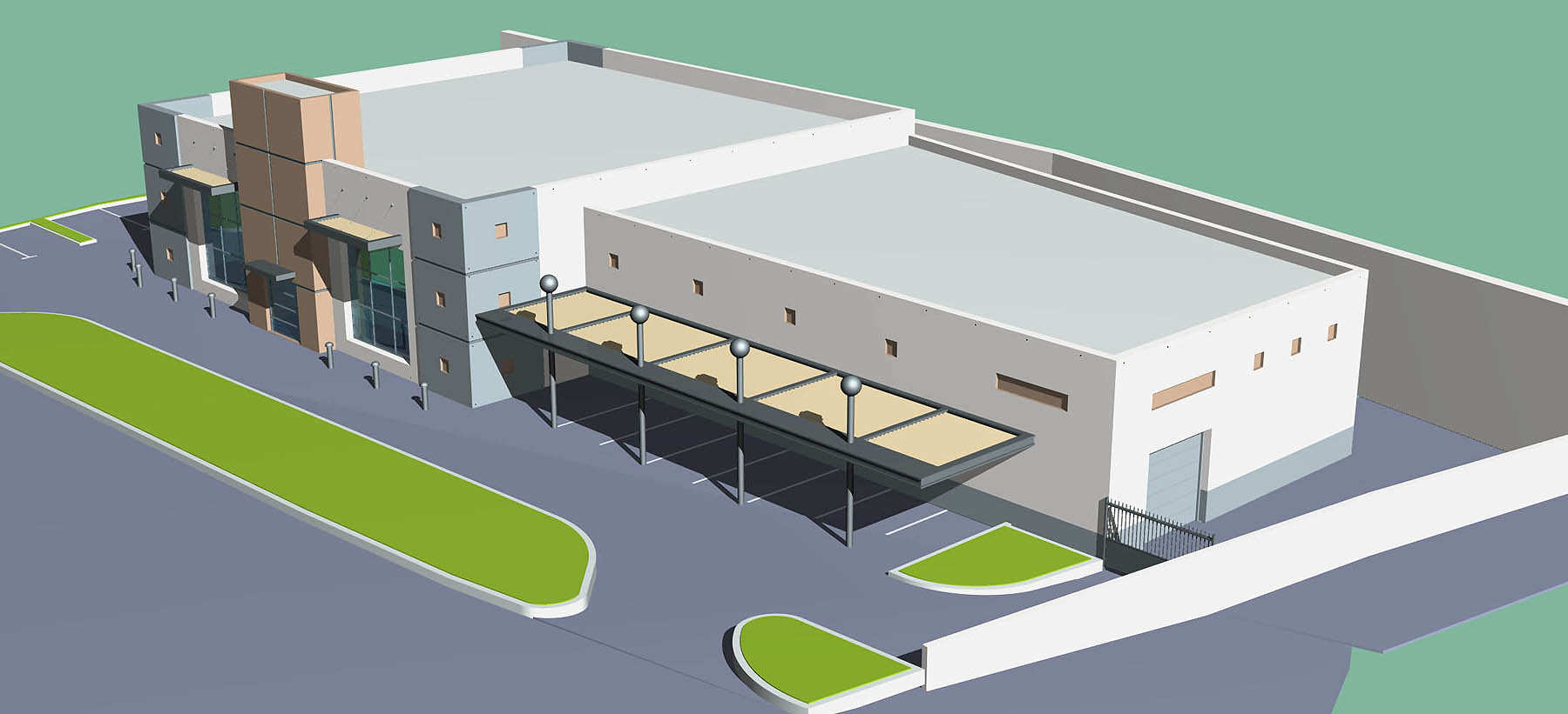 image 2D-3D - architecture - projet BALITRAND