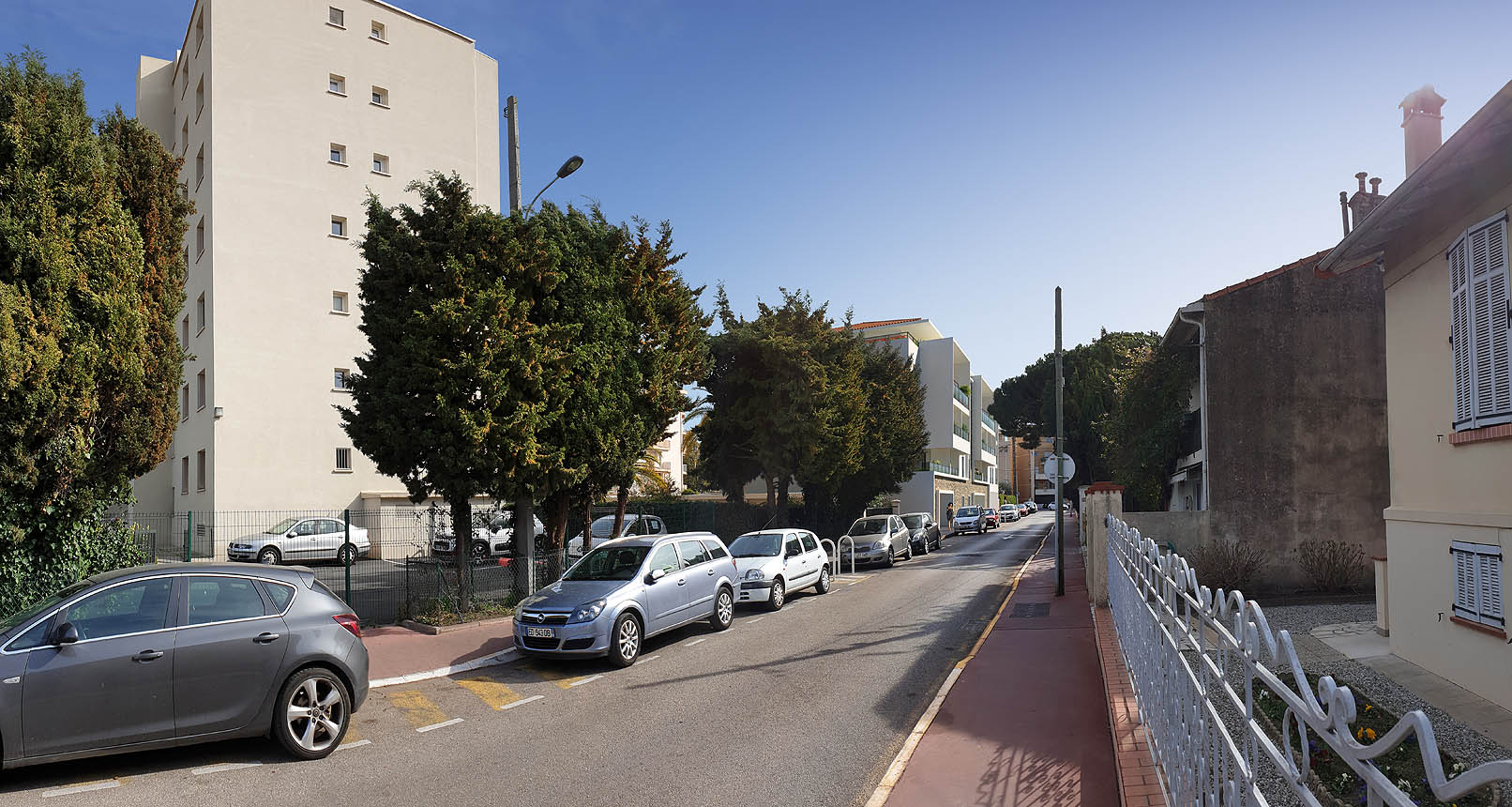 insertion dans site - architecture - projet 06 CANNES LA BOCCA